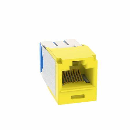 PANDUIT MODULE CAT6A UTP 8P 8W UNIV YELLOW PK24 CJ6X88TGYL-24